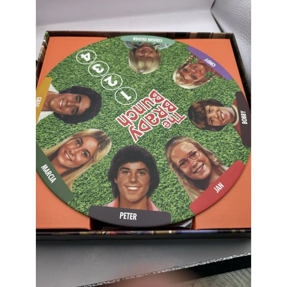 The Brady Bunch Party Game Hologram Box Top- Never Used- Box in great condition!